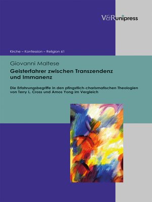 cover image of Geisterfahrer zwischen Transzendenz und Immanenz